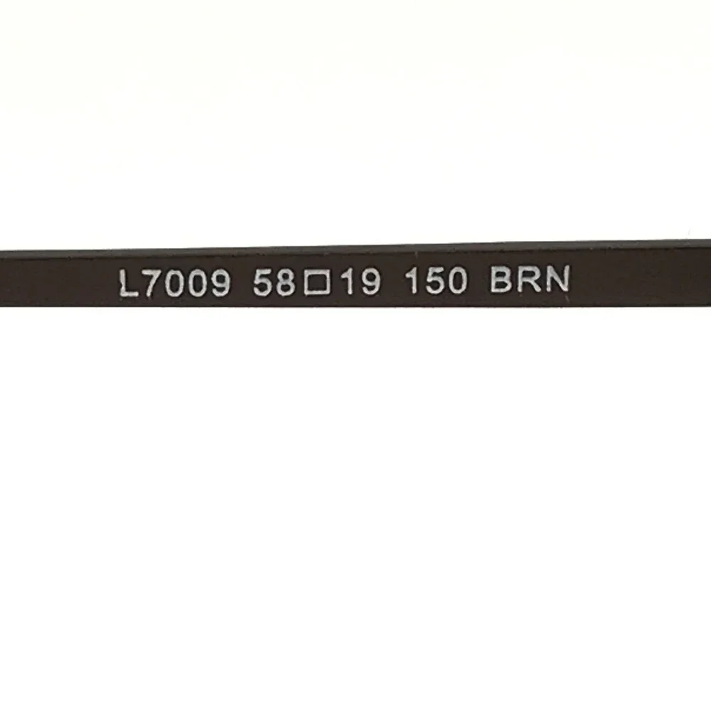 Lantis Optical Eyeglasses Frames L7009 BRN Brown Square Wire Rim 58-19-150